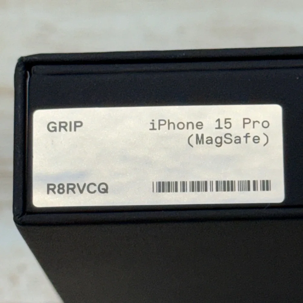dbrand Grip Case iPhone 15 Pro MagSafe Matte Black Brown Leather New Open Box